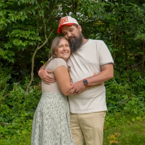 Another photo of my wife and I
